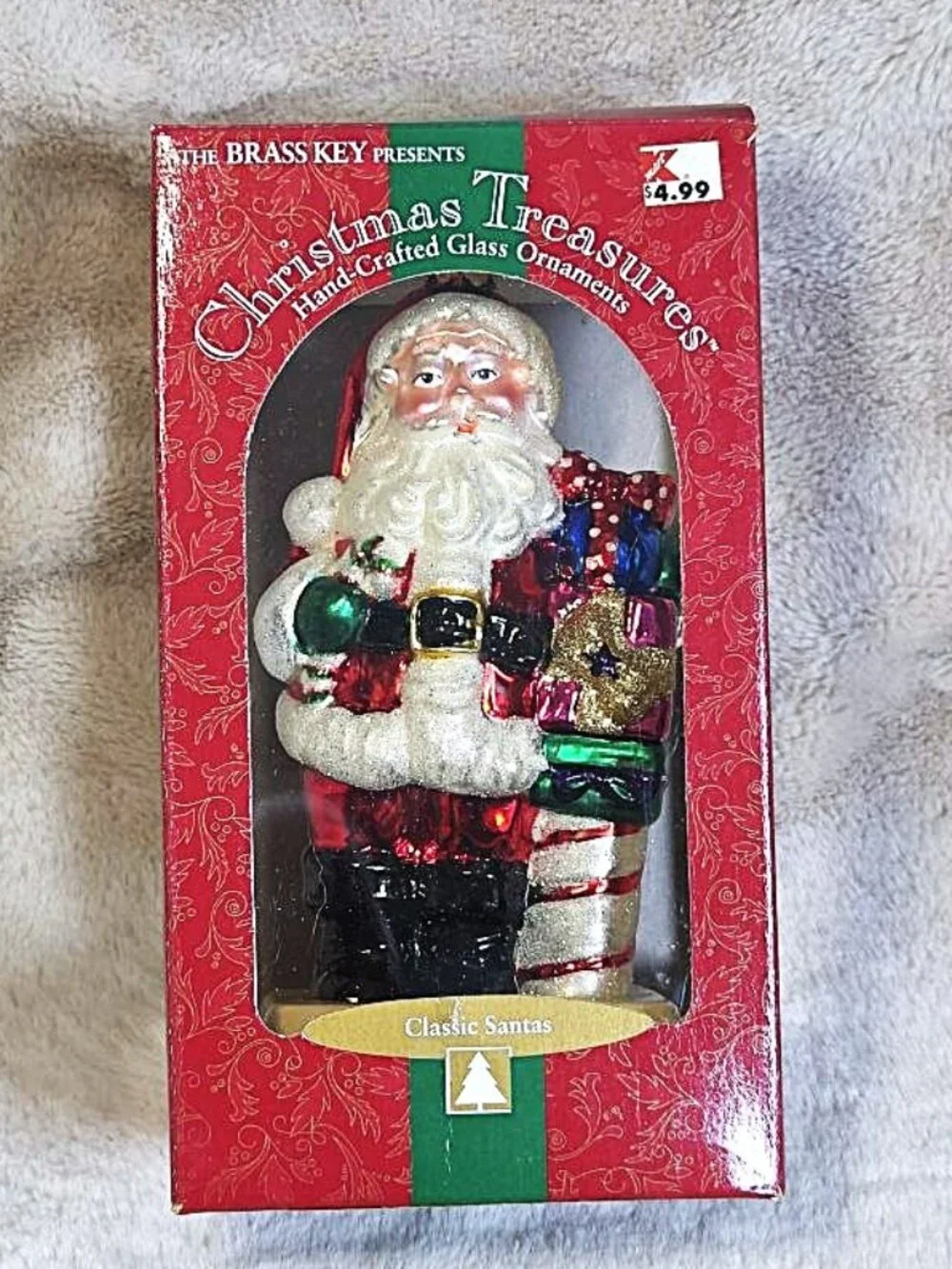 VTG Brass Key Christmas Treasures 